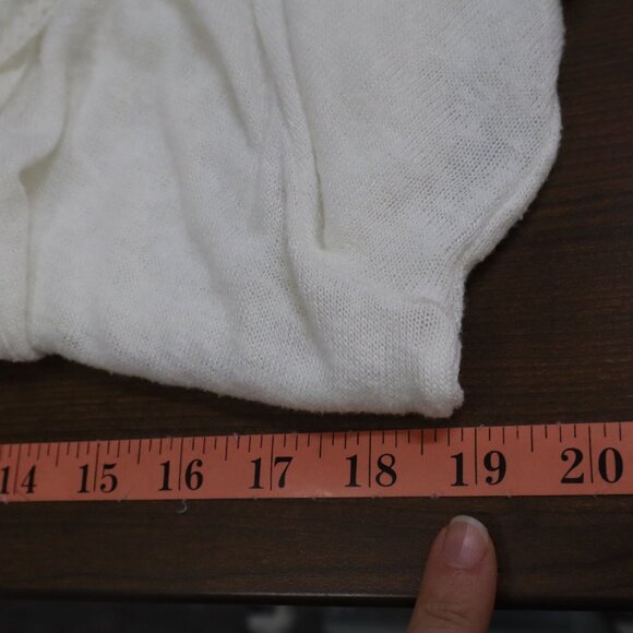 Torrid Cardigan Womens 0 White Boho Ethereal Resort Coastal Crochet Grannycore - Picture 15 of 16